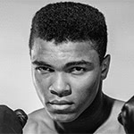 Immagine del pugile di Muhammad Ali